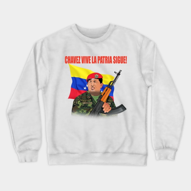 Chavez vive Crewneck Sweatshirt by Elcaiman7